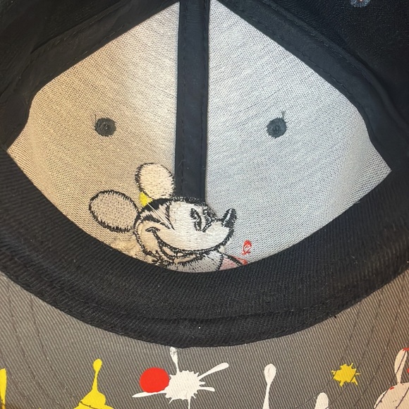 Disney Mickey Mouse Paint Fitted Baseball Hat - Picture 12 of 16